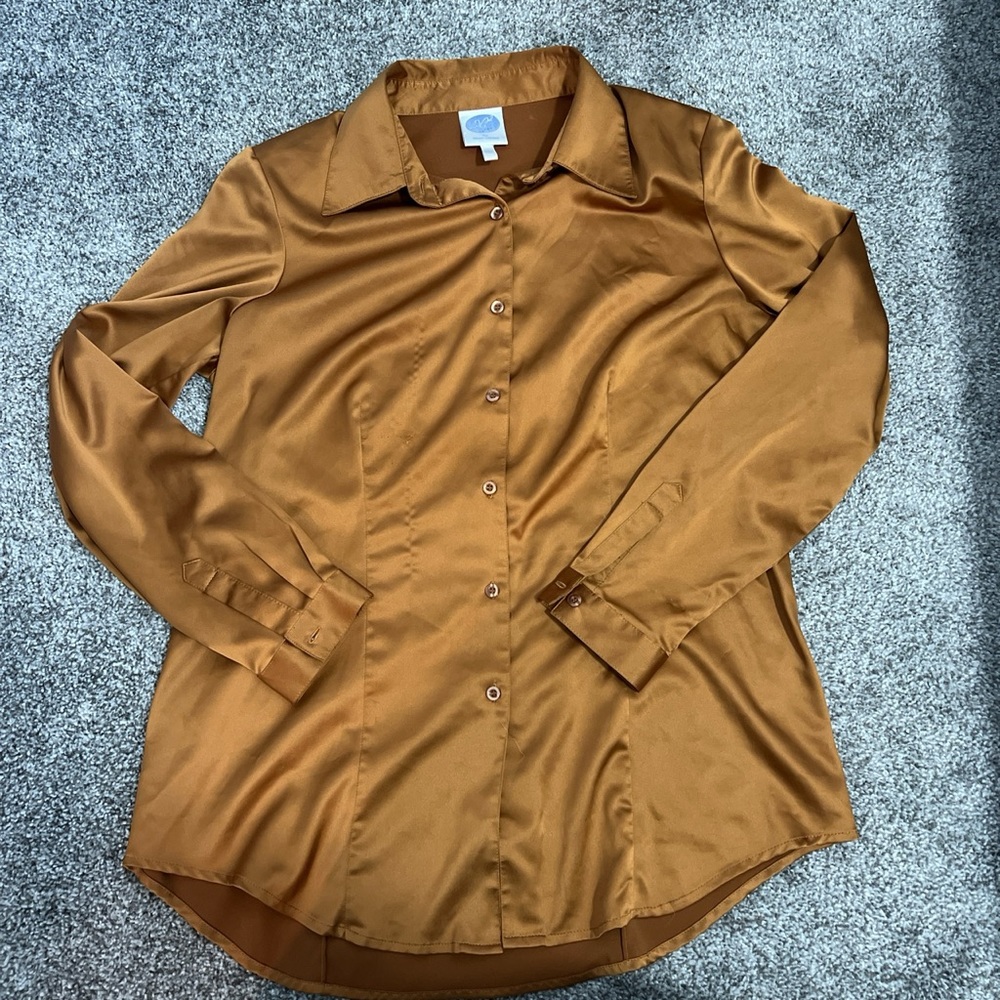 Vintage Style Silk Blouse